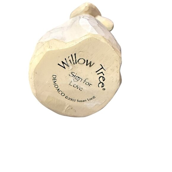 Williow Tree Figurines Set of 2 Grandmother Lordi 2001 & Sign For Love 2003 READ - Picture 8 of 10